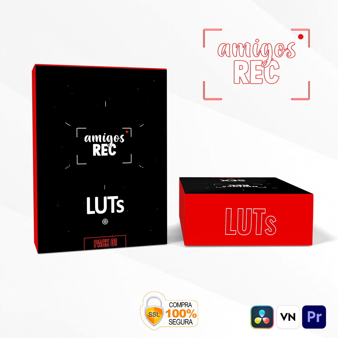 10 LUTs Cinematográficos - Pack 01